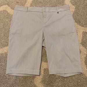 NWT Calvin Klein Pinstripe Bermuda Shorts